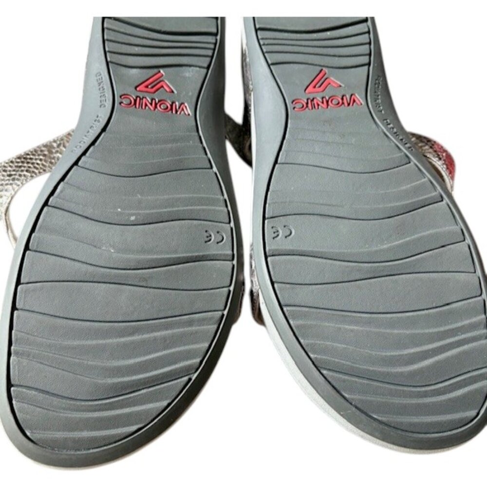 Vionic Vegan Pacific Ellie Snake Slides Adjustabl… - image 8